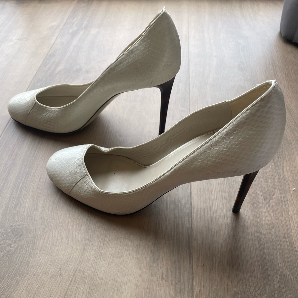 Giorgio Armani Women's Ivory Loafers